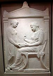 Thumbnail of Plaster Cast: Grave Stele of Hegeso (1911.03.0003)