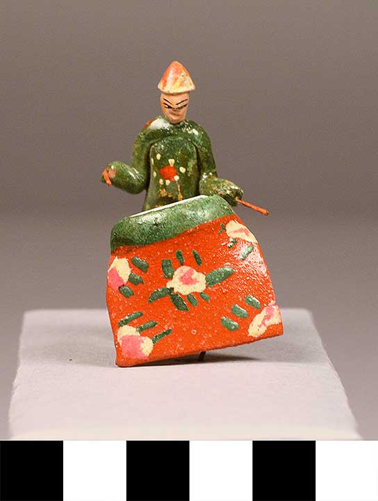 Thumbnail of Model of Wedding Procession: Drummer (1990.04.0001AN)