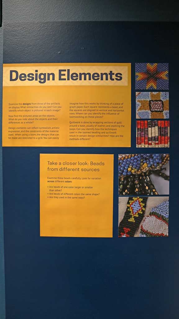 design element text panel