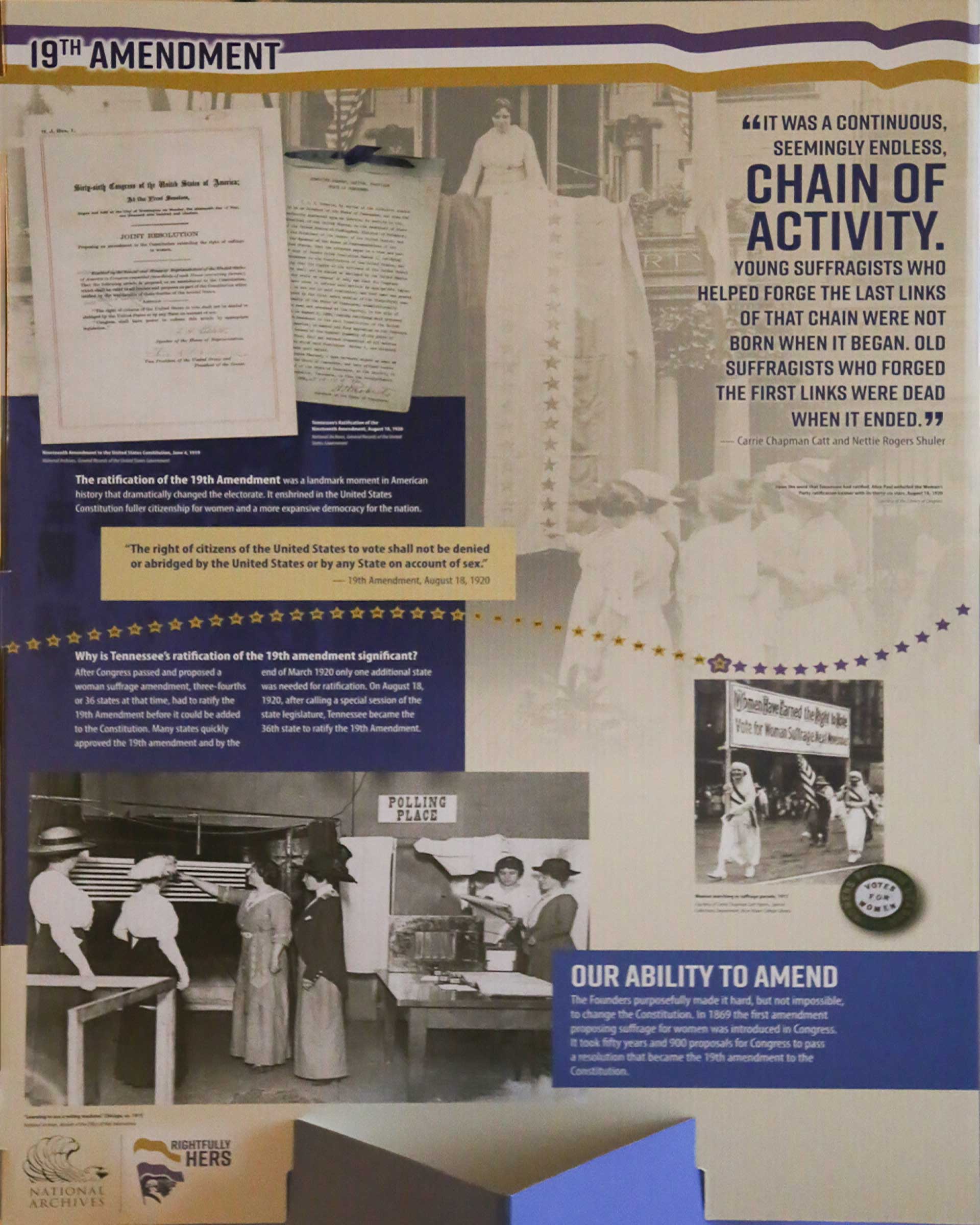another poster of women's rights