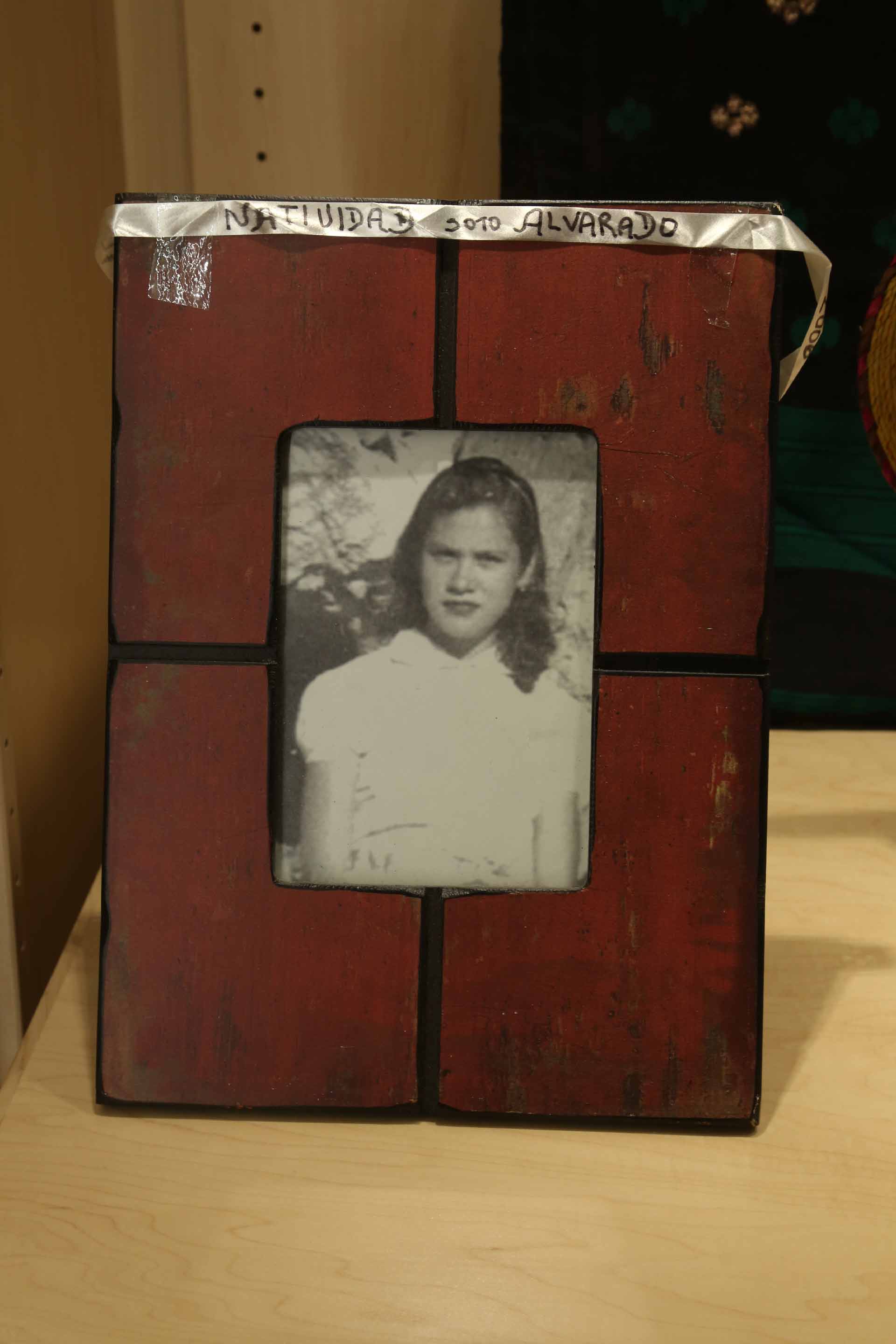 closeup of a photo of a girl with the last name 'soto alvarado'