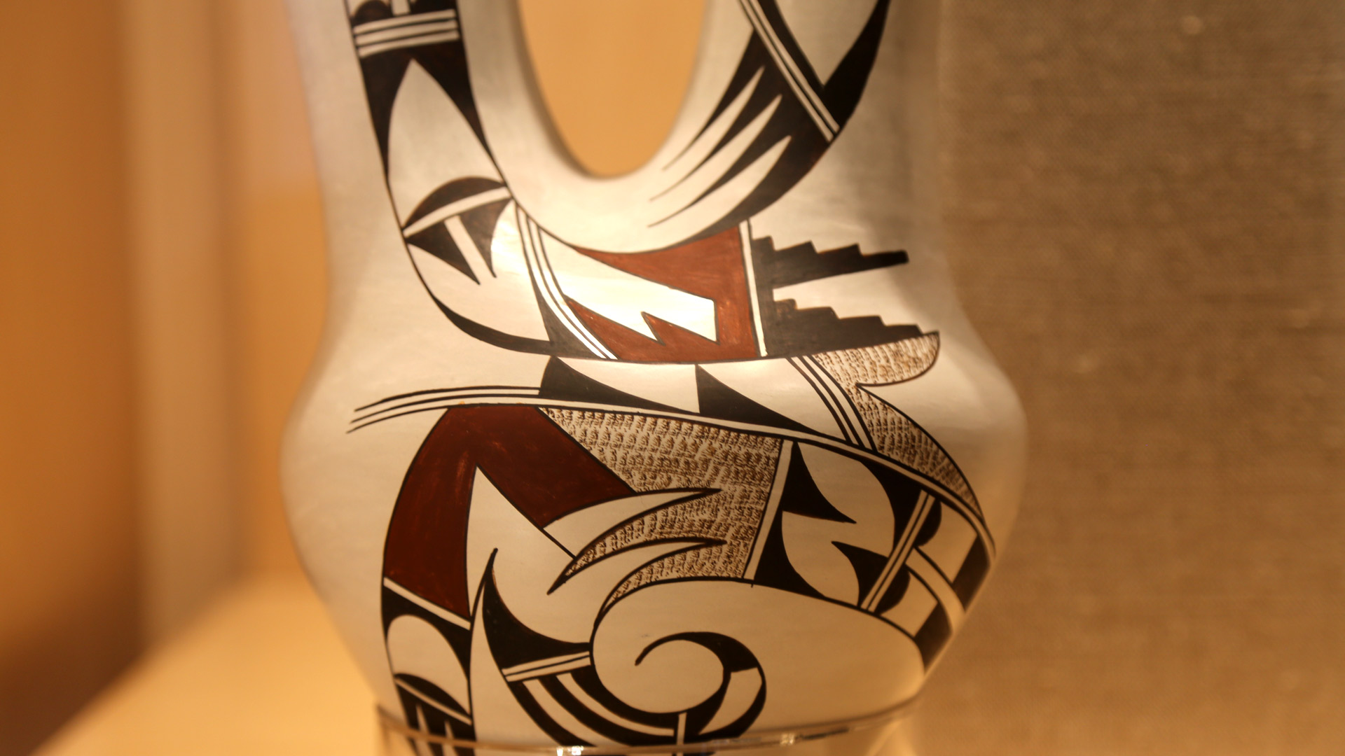 closeup of wedding vase