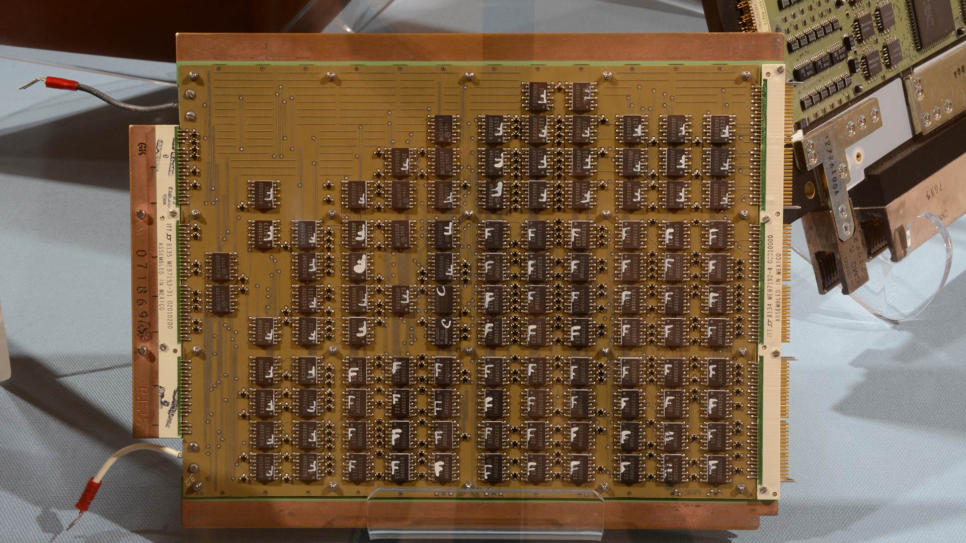 rectangular electronic board