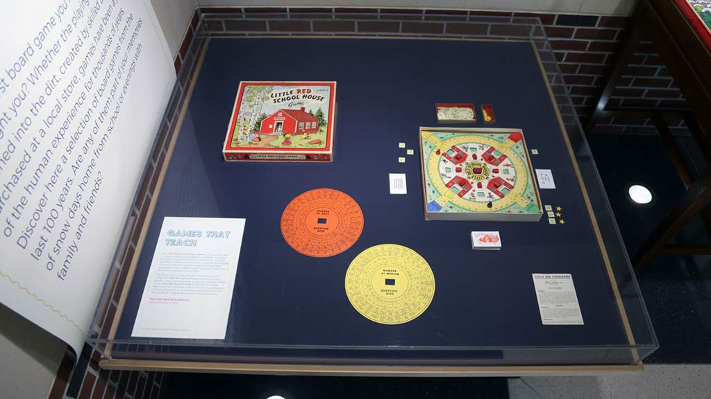 overview of the first case with the schoolhouse game and discs