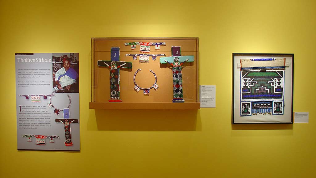 woven accessories, information poster