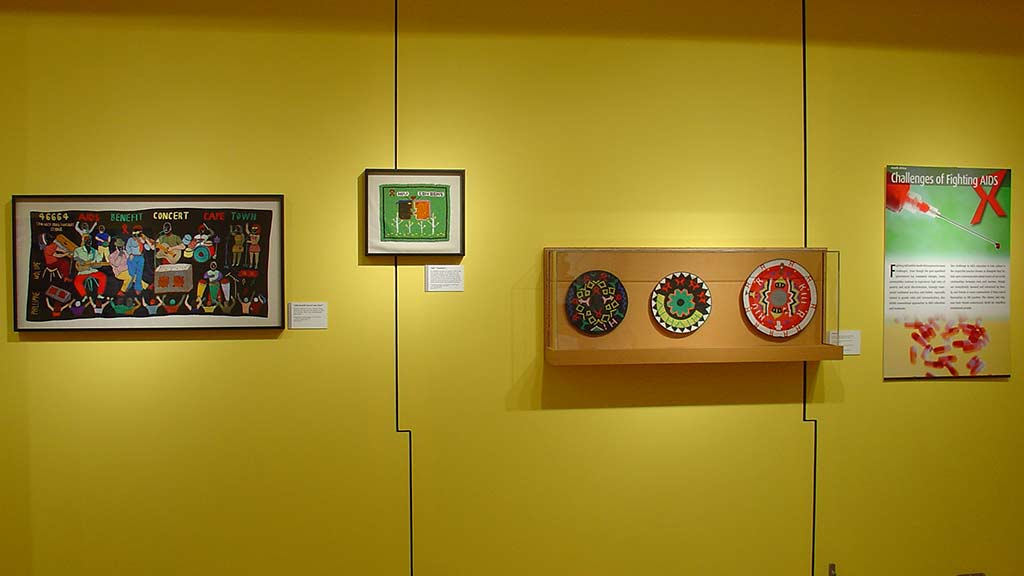 woven patterns on various finished pieces