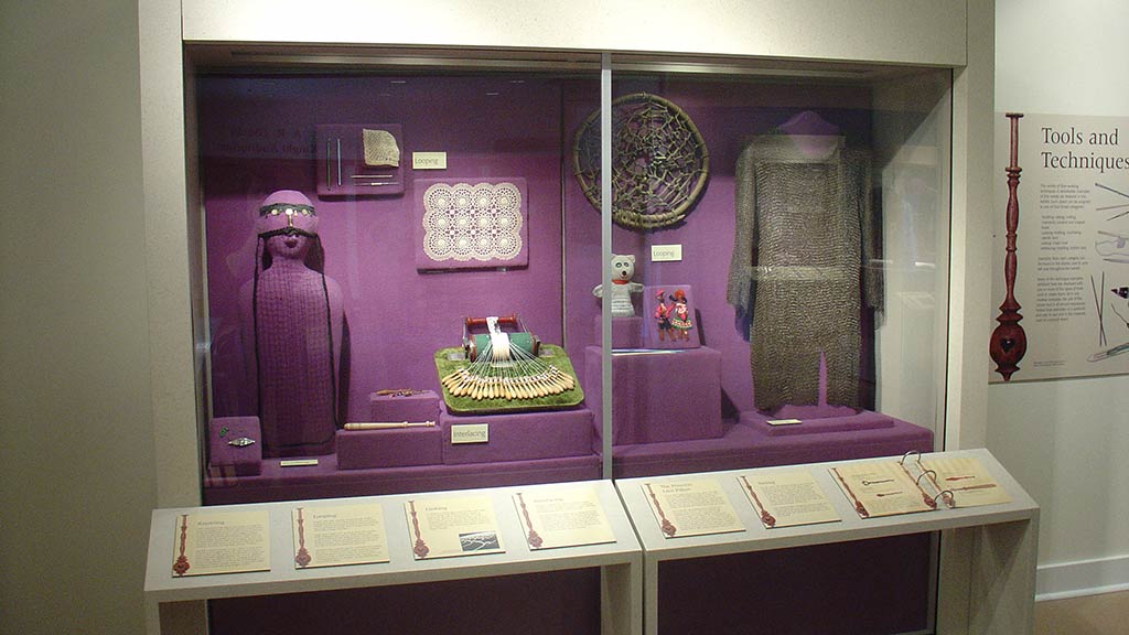 cloth, net, and other accessories in a case